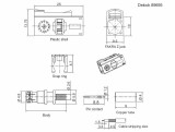 DeLock Antennenadapter zum Crimpen FAKRA Z Buchse (f)