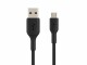 Image 1 BELKIN MICRO-USB/USB-A CABLE PVC 1M BLACK