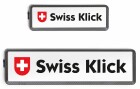 Swiss Klick Kennzeichenhalterset Langformat Carbon Look, Material
