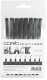 COPIC     Multiliner - 2207510   Set schwarz, 8 Stück