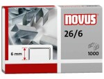 Novus Heftklammer 26/6 1000 Stück, Verpackungseinheit: 1000