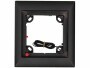 Mobotix Single Frame - Halterung für LCD-Display - Schwarz
