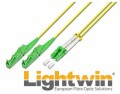 Lightwin LWL-Patchkabel E2000/APC-LC/APC, Singlemode, Duplex, 5m