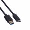 Bild 2 Roline USB-C Verbindungskabel - Typ A-C 3.2 - 1 m - Schwarz