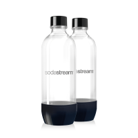 SodaStream 2x 1L Regular Flasche Schwarz