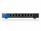 Linksys PoE+ Switch LGS108P-EU 8 Port, SFP Anschlüsse: 0