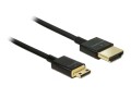 DeLock Slim Premium - HDMI mit Ethernetkabel - mini HDMI (M