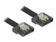 Bild 4 DeLock SATA3-Kabel schwarz, Clip, flexibel, 20 cm, Datenanschluss