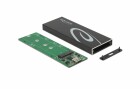 DeLock Externes Gehäuse für M.2 SATA SSD mit USB