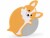 Bild 0 Kikkerland Pizzaschneider Corgi Lovers Orange/Weiss, Produkttyp