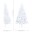 Bild 9 vidaXL Künstlicher Halb-Weihnachtsbaum Beleuchtung Kugeln Weiß 120 cm