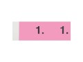 Simplex Notizzettel Garderobenblöcke 1-100, Pink, Breite: 4 cm