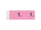 Simplex Notizzettel Garderobenblöcke 1-100, Pink, Breite: 4 cm