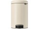 Brabantia Treteimer NewIcon 12 l, Soft Beige, Fassungsvermögen: 12