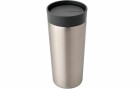 Brabantia Thermobecher Make & Take 360 ml, Dunkelgrau/Silber