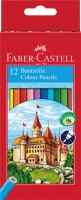 FABER-CASTELL Farbstifte Classic Colour 120112 12 Farben ass., Kein
