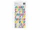 American Crafts 3D-Sticker Alphabet 130 Stück, Motiv: Alphabet