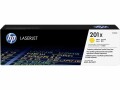 HP Inc. HP Toner Nr. 201X (CF402X) Yellow, Druckleistung Seiten: 2300