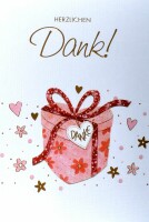 ABC Dankeskarte Geschenk 1120002300 B6 