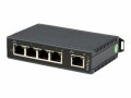 STARTECH .com Industrieller 5 Port Ethernet Switch zur