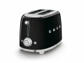 Smeg 2-Schlitz-Toaster TSF01 hochglanz, schwarz