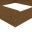 Bild 6 vidaXL Sandkasten mit Sitzen Honigbraun Quadratisch Massivholz Kiefer