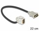 DeLock Kabel HDMI Typ-A 110° gewinkelt, Modultyp: Keystone