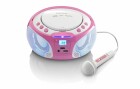 Lenco Radio/CD-Player SCD-650 Pink, Radio Tuner: FM