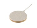 Woodcessories Wireless Charger EcoPad Holz Eiche / Leinen, Induktion