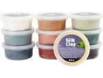 Creativ Company Modelliermasse Silk Clay dezente Farben, Packungsgrösse