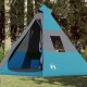 vidaXL Campingzelt 7 Personen Blau Wasserfest