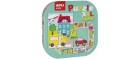 Apli Kids XXL Puzzle Stadt 20-teilig, Motiv: Stadt / Land