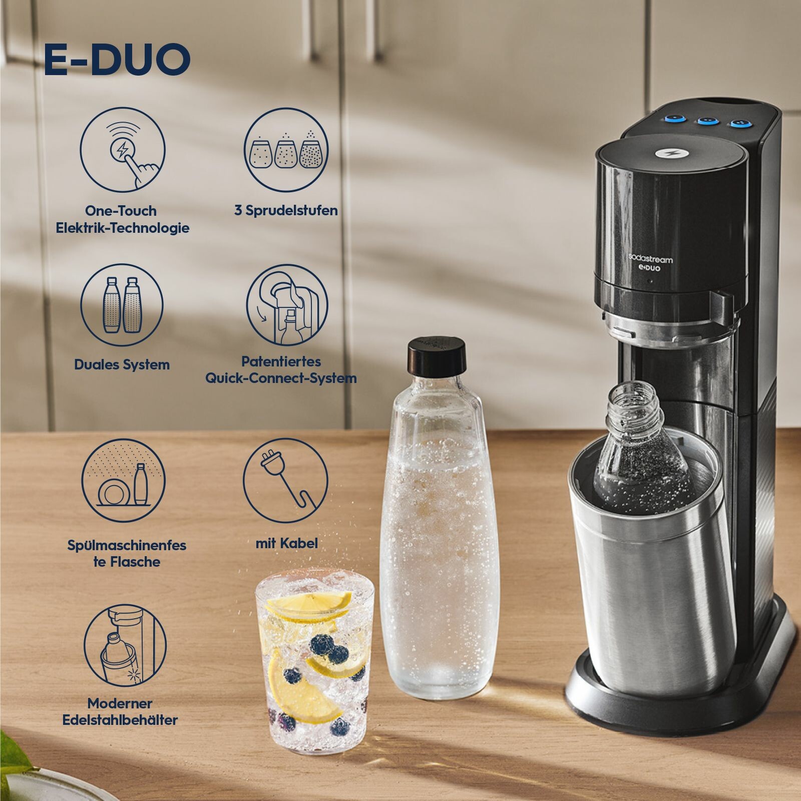 Sodastream Sprudler > EDUO > SodaStream EDUO schwarz