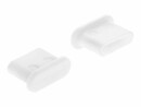 DeLock Blindstecker/Staubschutz USB-C 10 Stück Weiss ohne