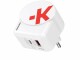 SKROSS USB-Wandladegerät Euro USB Charger AC65PD, Ladeport