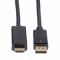 Bild 1 Roline DisplayPort - HDMI Verbindungskabel - 5 m - 4K - Schwarz