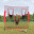 Bild 0 vidaXL Baseball-Netz Tragbar Schwarz und Rot 183x105x183 cm Polyester
