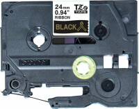 Brother PTOUCH Band schwarz/gold TZE-R354 Tze Geräte 24mm, Kein