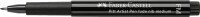 FABER-CASTELL Artist Pen Fineliner M 167894 schwarz, Kein