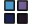 Bild 1 Creativ Company Stempelkissen Ink Pad Blau, Lila, Detailfarbe: Lila, Blau