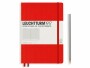 Leuchtturm Notizbuch Medium A5, Liniert, 2-teilig, Rot, Produkttyp