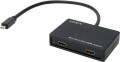 Lindy Mini-DP an 2 x HDMI Adapter, aktiv
