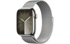 Apple Watch Series 9 45 mm LTE Silber Milanaise