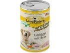 LandFleisch Nassfutter Classic Geflügel mit Reis, 400 g