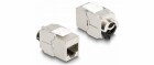 DeLock Keystone-Modul RJ45 zu LSA Cat.6A STP, Modultyp: Keystone