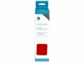 Silhouette Aufbügelfolie 22.9 x 91.4 cm Rot, beflockt, Geeignet