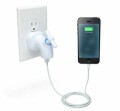 Power Tap - Witziger USB Charger mit LED Anzeige (blau