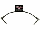 Ernie Ball Patch-Kabel 6408 Flat Ribbon ? 0.15 m, Schwarz