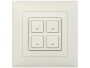 ABB free@home Sensor/Jalousieaktor 2-1-fach B-Typ, Detailfarbe: Weiss
