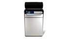 Simplehuman Recyclingbehälter CW2018 48 Liter, Silber, Material
